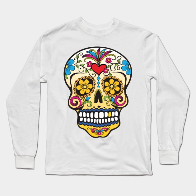 Gold Tooth Long Sleeve T-Shirt by KerzoArt